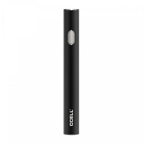 CCELL M3b Pro Vape Pen Battery, sleek black design, compatible with 510 thread for customizable CBD vaping.