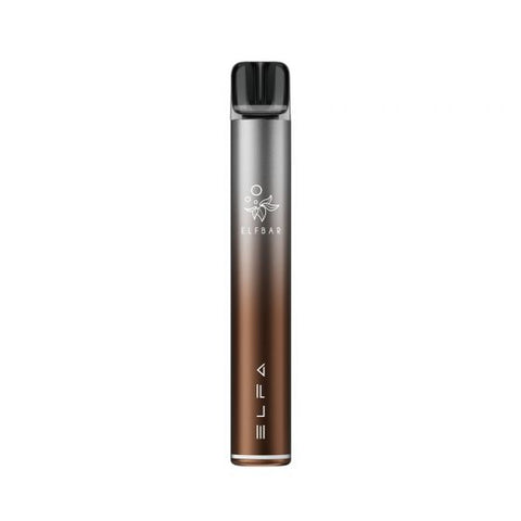 Elf Bar ELFA Kit Pro 2ml in sleek silver and brown design, ideal for new and experienced vapers.