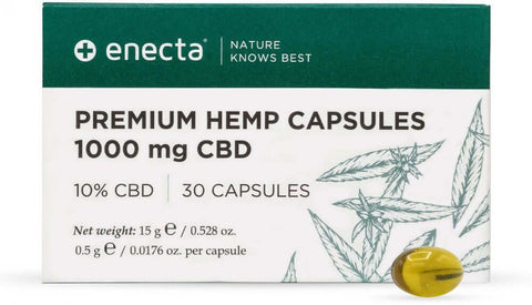 Enecta Premium Hemp Extract CBD Softgel Kapseln