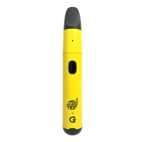 G Pen Micro+ Vape Pen in Lemonade Edition, yellow design for dabbing concentrates and 510 cartridges.
