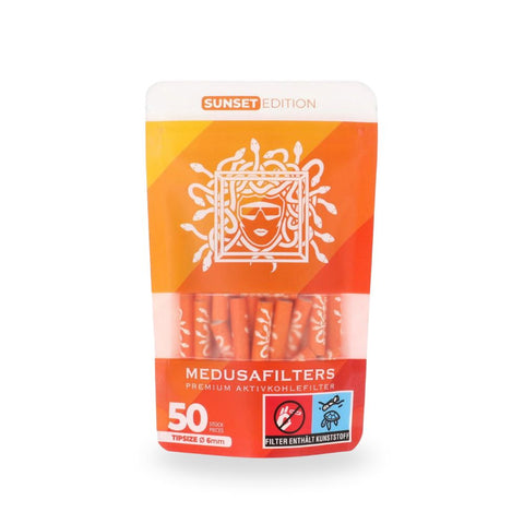 medusa aktivkohlefilter orange sunset 50 packung schweiz viweedy
