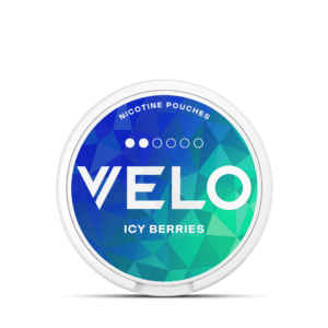 Velo Snus - Alle Sorten: VELO Icy Berries Nicotine Pouches, frisch und fruchtig.