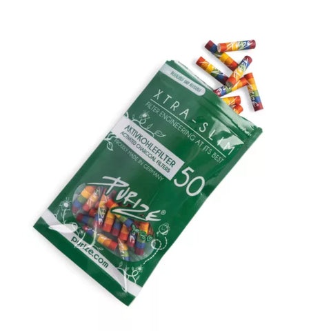 Purize - Xtra Slim Aktivkohlefilter 50 Stk.