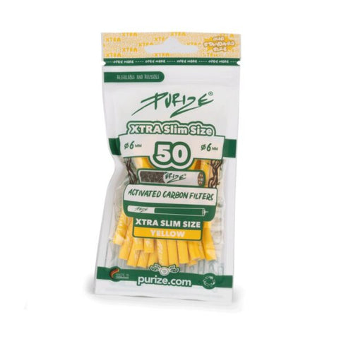 Purize - Xtra Slim Aktivkohlefilter 50 Stk.
