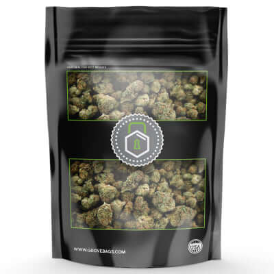 GroveBags TerpLoc® Window Pouch for optimal cannabis storage and preservation.
