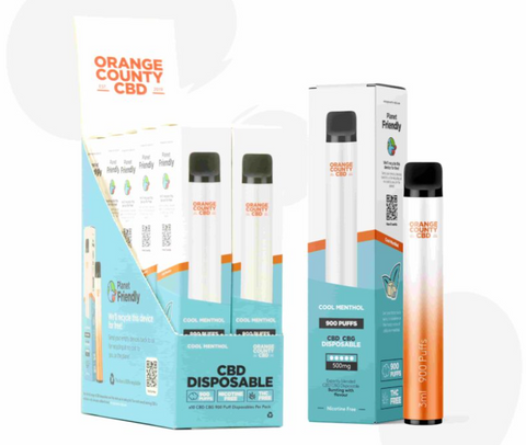 Orange County CBD Disposable Vape Pen 250 CBD + 250mg CBG