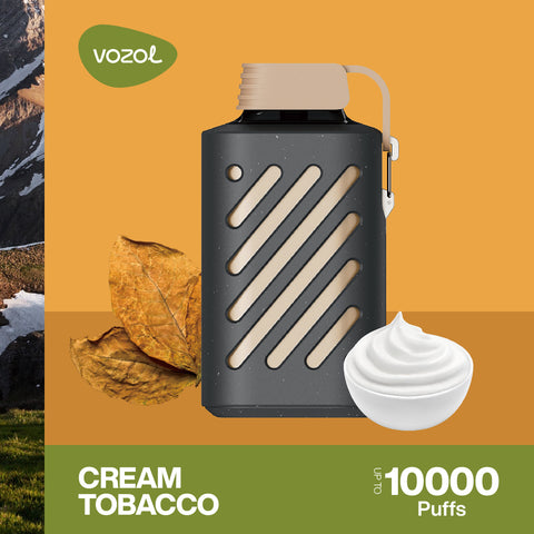 Original Vozol Gear 10000 PUFF NS20mg Cream Tobacco Schweiz Viweedy