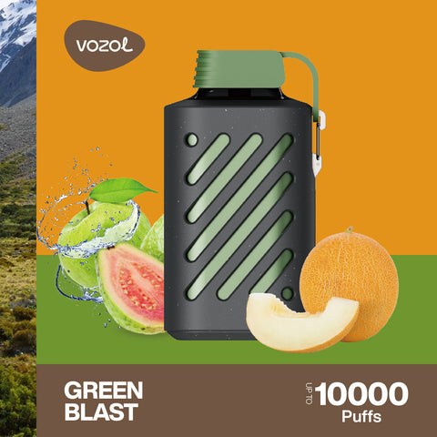 Original Vozol Gear 10000 PUFF NS20mg Green Blast Schweiz Viweedy