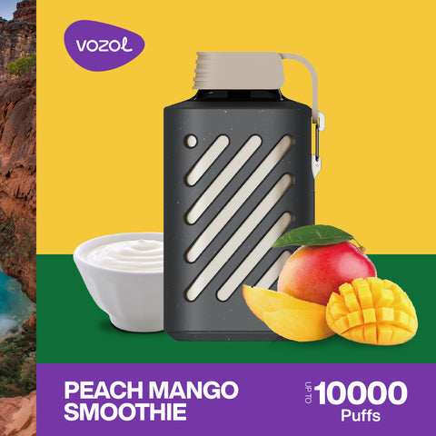 Vozol Gear 10000 PUFF 20mg Peach Mango Smoothie Schweiz Viweedy