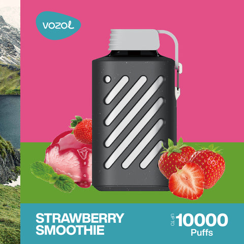 Vozol Gear 10000 PUFF NS20mg Strawberry Smoothie Schweiz Basel Viweedy