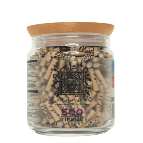 Medusa Filters - Hybrid Organic Aktivkohlefilter 500er im Glas