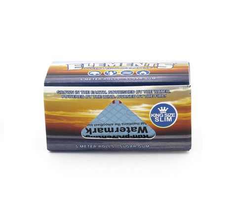 Elements - Blue Rolls King Size Slim 5m