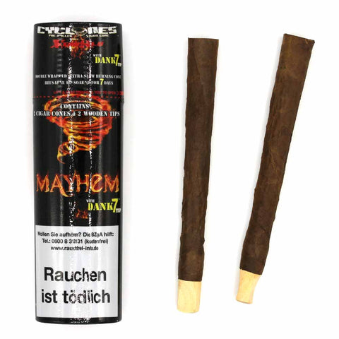 Cyclones Mayhem X-tra Slo 2 in 1 Tube Holzfilter