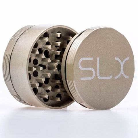 SLX Grinder No Sticky Champagne 62mm V2.5 with anti-stick coating, stylish design and durable construction.