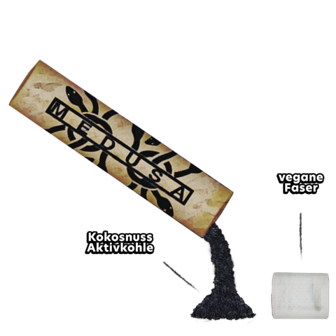 Medusa Filters - Hybrid Aktivkohlefilter 100er im Glas onlineshop schweiz