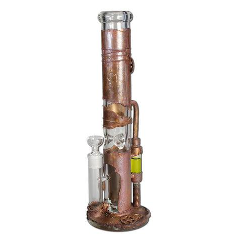 CBD & Räucherwerk Online Shop Schweiz | Black Leaf 'Archimedes Reactor' Icebong mit Kupfermantel 40cm
findest du im Viweedy Store in Basel