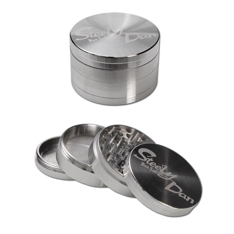 Black Leaf Steely Dan stainless steel grinder 4-piece