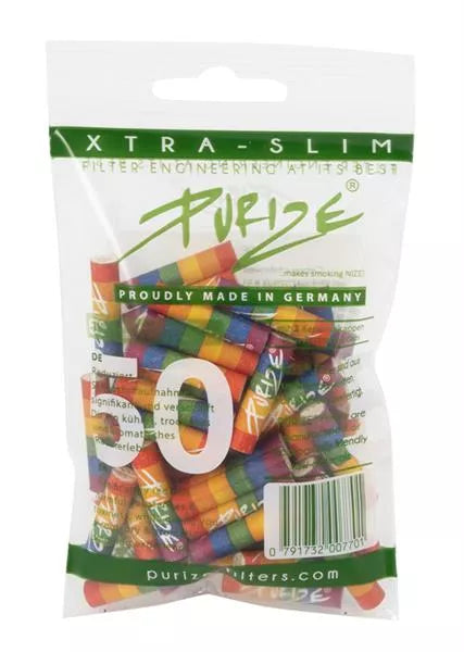 Purize - Xtra Slim Aktivkohlefilter 50 Stk.