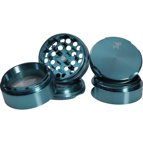 CBD & Räucherwerk Online Shop Schweiz | Black Leaf Grinder New Edge 4-tlg. Türkis
findest du im Viweedy Store in Basel