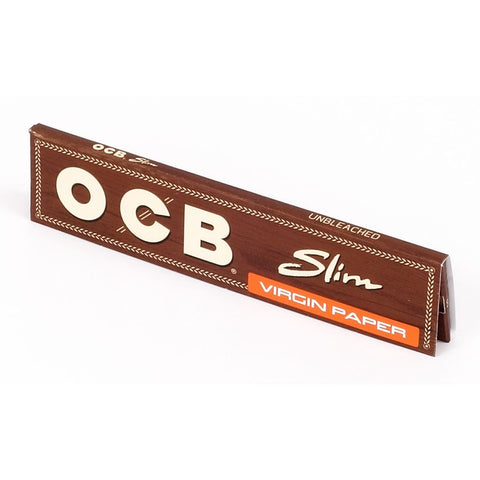 OCB Slim Virgin King Size Unbleached NEW!