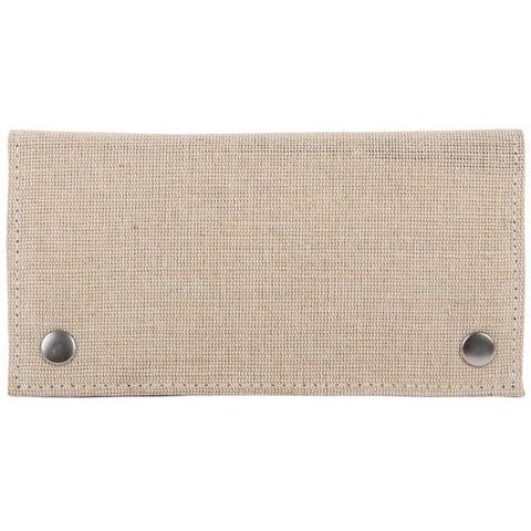 Jute tobacco pouch with buttons