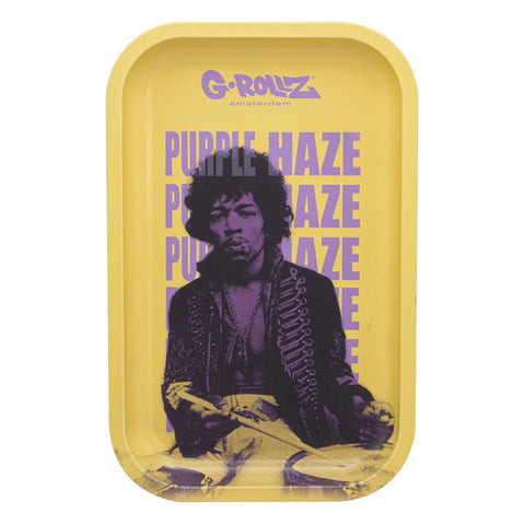 G-Rollz Rolling Tray Radio Day Purple Yellow Haze