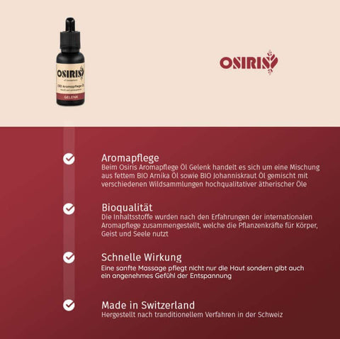 Osiris Gelenkwohl Aromapflege Öl 30ml