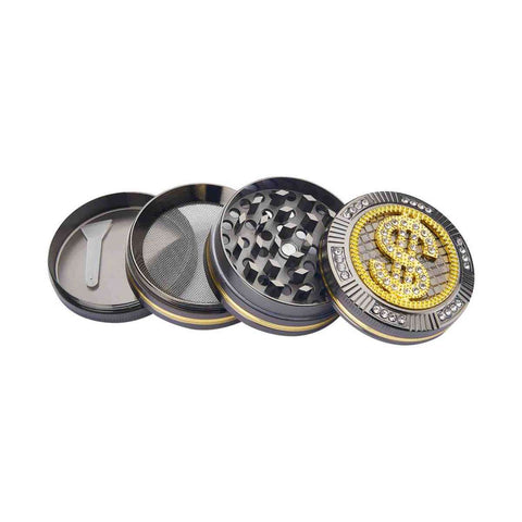 Grinder Bling Bling Dollar di Champ High 4 strati 50 mm