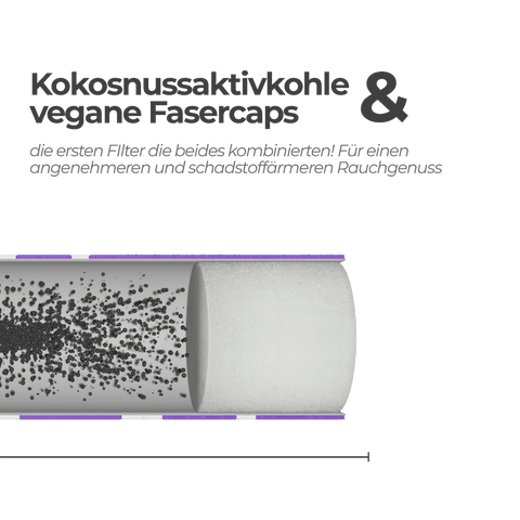 Medusa Filters - Hybrid Violet Aktivkohlefilter 250er