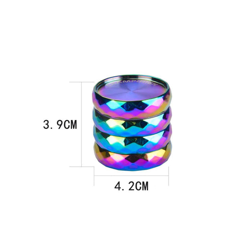 Grinder Rainbow Diamond 42mm 4 Layers