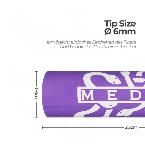 Medusa Filters - Hybrid Purple Aktivkohlefilter 100er Glas