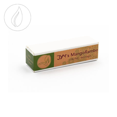 CBD & Räucherwerk Online Shop Schweiz | JYMS Seeds Mango Rambo 3pcs
findest du im Viweedy Store in Basel