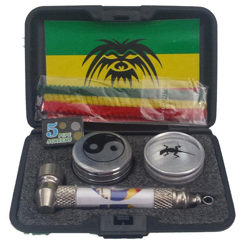 CBD & Räucherwerk Online Shop Schweiz | Breit Purpfeife Set mit Grinder
 findest du im Viweedy Store in Basel