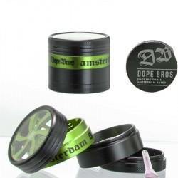 CBD & Räucherwerk Online Shop Schweiz | Dope Bros - Grinder 50mm 4-teilig Amsterdam
 findest du im Viweedy Store in Basel