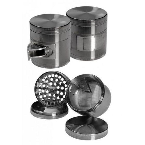 CBD & Räucherwerk Online Shop Schweiz | Grinder 4-tlg. mit Auswurf
findest du im Viweedy Store in Basel