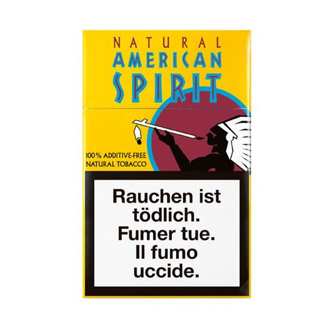 American Spirit Zigaretten Light Gelb