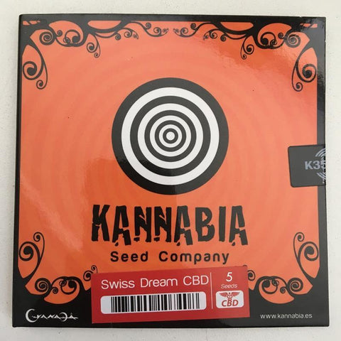 CBD & Räucherwerk Online Shop Schweiz | Kannabia Swiss Dream CBD Feminisiert Samen 5 Stk.
findest du im Viweedy Store in Basel