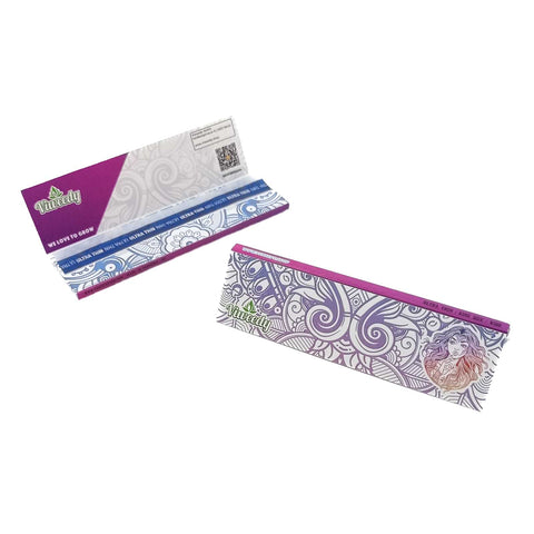 king size wide viweedy paper front and inside