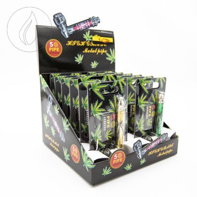 Weed Pipe Hemp incl. 5 screens Assort.