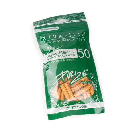 Purize - Xtra Slim Aktivkohlefilter 50 Stk.