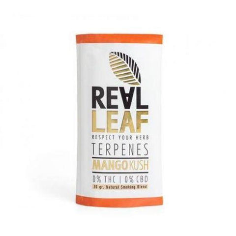 CBD & Räucherwerk Online Shop Schweiz | Real Leaf Mango Kush nikotinfreier Tabakersatz 20g
findest du im Viweedy Store in Basel