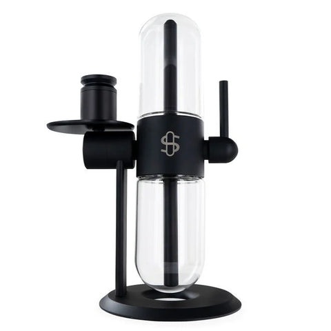 Hourglass Gravity Hookah Black
