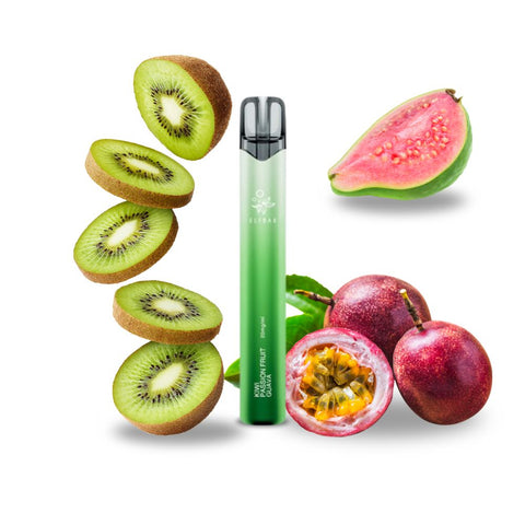 ELFBAR - 1000 Einweg vape with kiwi, guava, and passion fruit for a flavorful experience.
