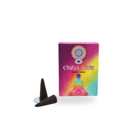 Green Tree Chakra Lotus Räucherkegel