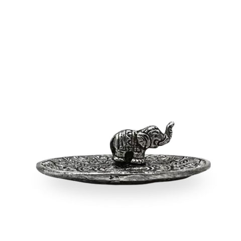 Elefanten Duftstäbchen- und Duftkegelhalter aus Aluminium