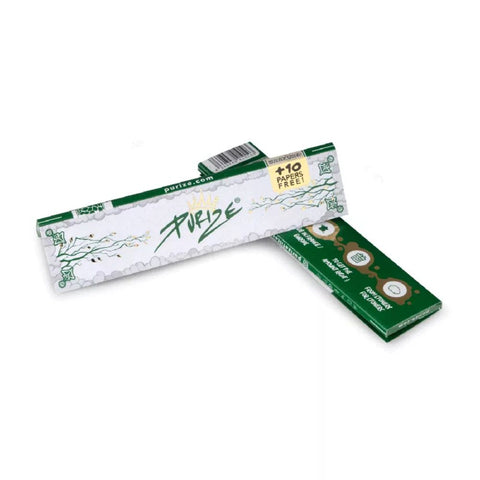 Purize - King Size Papers packaging with additional +10 papers free.