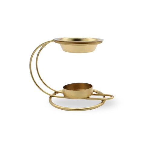 Räuchergefäss - Iron Incense Grain Burner - Gold Finish