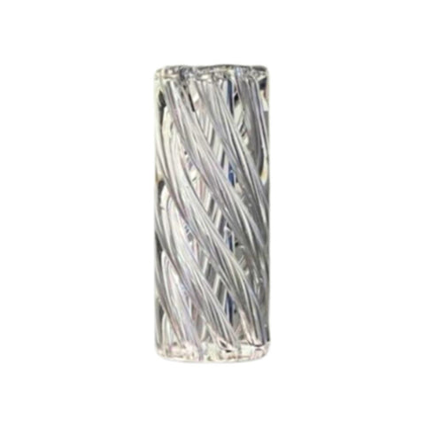 Glass Spiral Filter TIP - 10mm with unique twisting design for enhanced smoking experience.