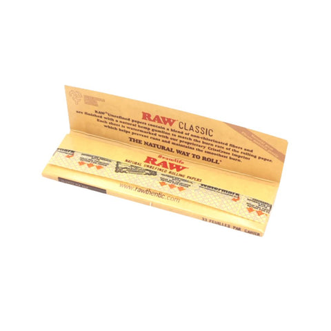 RAW Classic Kingsize Papers - 32 ungebleichte Drehpapiere