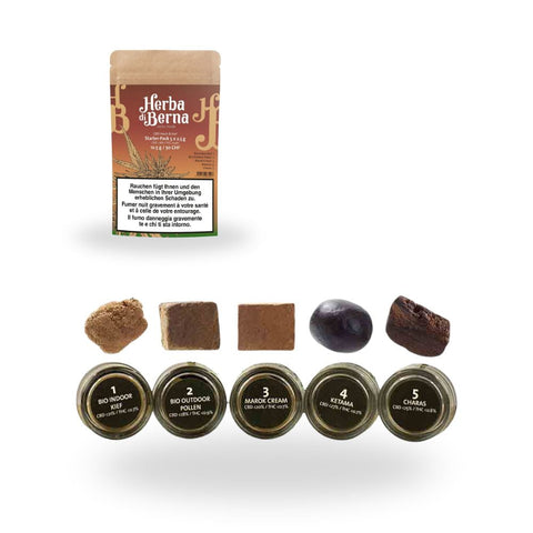 CBD Hash Starter Pack 12.5g - Herba di Berna